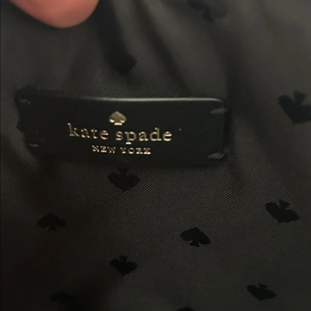 Kate Spade Black Quilted Pouch